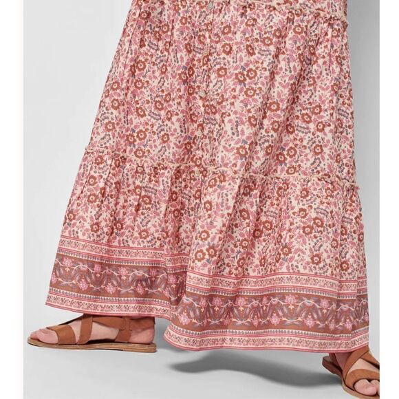 Faherty Orinda Organic Cotton Floral Maxi Dress NWT Size Small - Picture 6 of 13